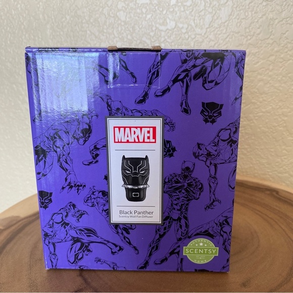 Marvel Comics Disney Black Panther Scentsy Pod Wall Fan NIB - Picture 1 of 5